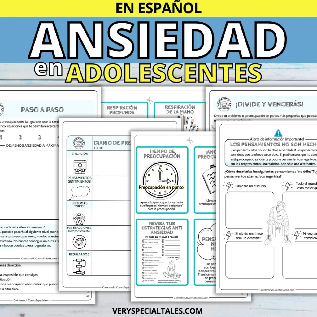 Ficha de trabajo para trabajar la ansiedad con adolescentes